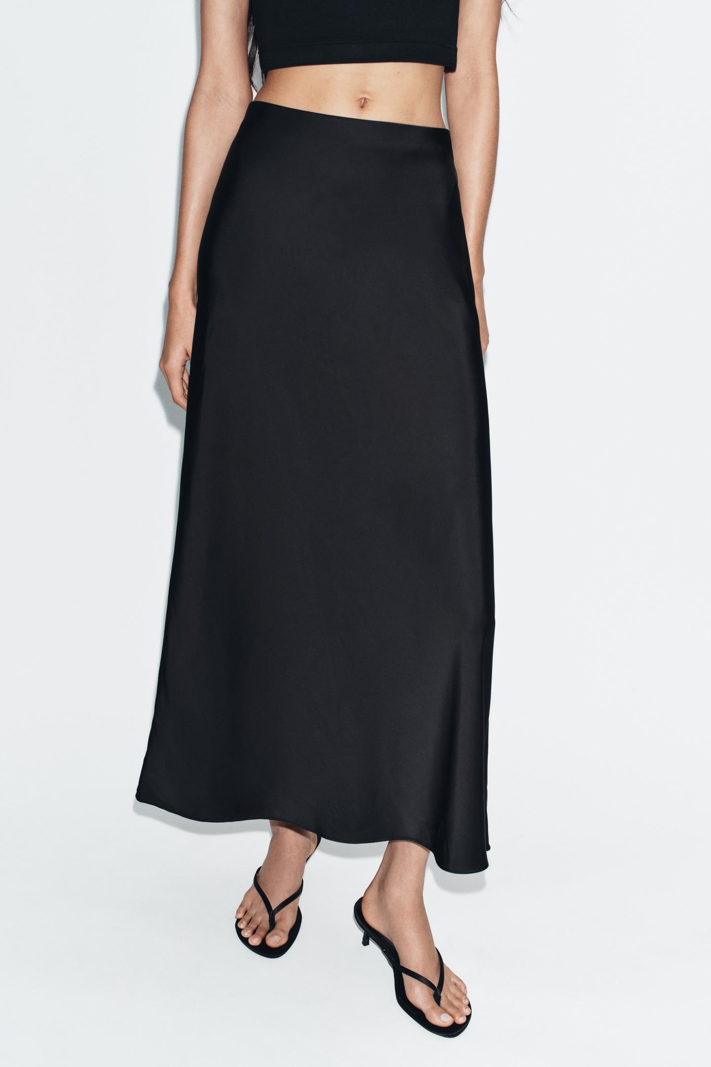 JUPE SATIN VINTAGE